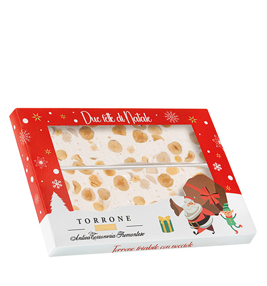 Torrone mit Haselnüssen - due fette di Natale